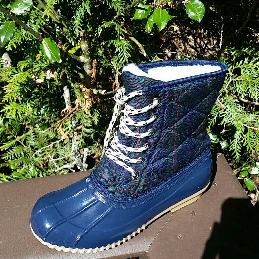 NWOB - Sociology Plaid Quilted Duck Boots